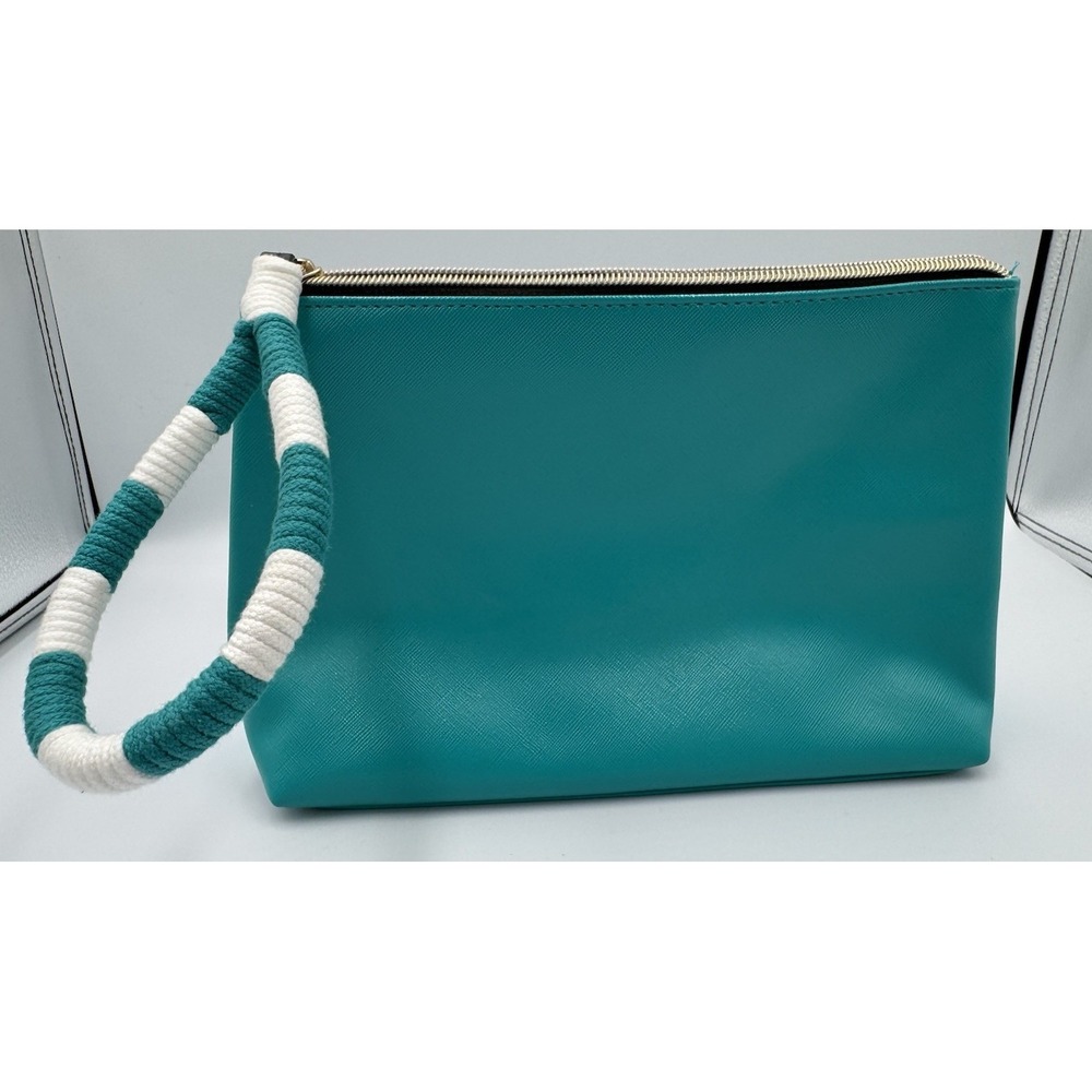 Victoria's Secret Sea Sand Sun Blue Makeup Bag Nwots‎ - Picture 3 of 4
